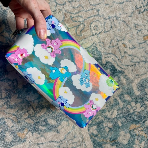 Care Bears X Skinny Dip London Rainbow Cosmetic Bag Clouds Fun Girly Cartoon - Picture 4 of 5